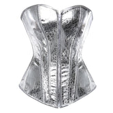 SAINT CHIC Shirts & Tops sliver / 22 CORSET Top
